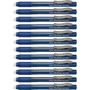 Pentel Rubber Grip Clic Eraser - Blue Barrel - Pen - Refillable - 12 / Box Product Image 