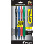Pilot G2 Retractable Gel Ink Rollerball Pens - 0.7 mm Fine Pen Point - Refillable - Retractable - Assorted Ink - Gel-based - (PIL31034) Product Image 