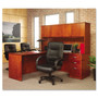 Alera Strada Series High-Back Swivel/Tilt Top-Grain Leather Chair, Supports Up to 275 lb, 17.91" to 21.85" Seat Height, Black View Product Image