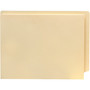 Smead Heavyweight Manila End Tab Pocket Folders, Interior Front Panel Pocket, Straight Tabs, Letter Size, 11-pt Manila, 50/Box View Product Image