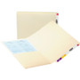 Smead Heavyweight Manila End Tab Pocket Folders, Interior Front Panel Pocket, Straight Tabs, Letter Size, 11-pt Manila, 50/Box View Product Image