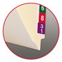 Smead 100% Recycled Manila End Tab Folders, Straight Tabs, Letter Size, 0.75" Expansion, Manila, 100/Box View Product Image