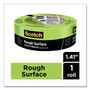 Scotch Rough Surface Extra Strength Painter's Tape, 3" Core, 1.41" x 60.1 yds, Green (MMM206036AP) View Product Image