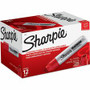 Sharpie Magnum Permanent Marker - 15.87 mm Jumbo Chisel Marker Point - Red Ink - Silver Plastic Barrel - Felt Tip - (SAN44002BX) Product Image 