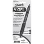 Sharpie S-Gel S-Gel High-Performance Gel Pen, Retractable, Bold 1 mm, Black Ink, Black Barrel, 4/Pack (SAN2096155) View Product Image