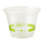 World Centric PLA Clear Cold Cups, 9 oz, Clear, 1,000/Carton (WORCPCS9Q) View Product Image