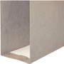 Smead TUFF Extra Capacity Hanging File Folders with Easy Slide Tab, 2" Capacity, Letter, 1/3-Cut Tabs, Steel Gray, 18/Box View Product Image