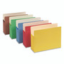 Smead Colored File Pockets, 5.25" Expansion, Letter Size, Assorted Colors, 5/Box View Product Image