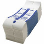 Sparco White Kraft ABA Bill Straps - 1000 Wrap(s) - Total $100 in $1 Denomination - Kraft - Blue Product Image 