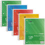 Sparco Wire Bound College Ruled Notebook - 120 Sheets - Wire Bound - College Ruled Front Ruling - Unruled Margin - 16 lb Basis Weight Product Image 