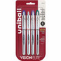 uniball™ Vision Elite Rollerball Pen - 0.8 mm Bold Pen Point - Refillable - Blue, Red, Green, Violet Ink - Pigment-based Product Image 