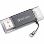 Verbatim USB 3.0 for Apple Lighting Devices - 64 GB - Lightning, USB 3.2 (Gen 1) Type A - Graphite - Lifetime Warranty Product Image 