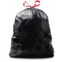 Clorox Company Trash Bags, Drawstring, 30Gal, 30"x33', 6120/PL, Black (CLO78952PL) Product Image 