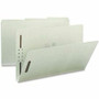 Nature Saver 1/3 Tab Cut Legal Recycled Fastener Folder - 8 1/2" x 14" - 1" Expansion - 2 Fastener(s) - 2" for Folder - Top Tab Location Product Image 