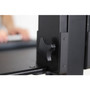 High Rise Standing Desk Workstation, 28" X 23" X 10.5" To 15.5", Black (VCTDC300) View Product Image