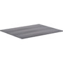 Lorell Revelance Conference Rectangular Tabletop - 1" Height x 59.9" Width x 47.3" Depth x 1" Thickness - Material: Laminate - Finish: Weathered Charcoal Product Image 