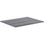 Lorell Revelance Conference Rectangular Tabletop - 1" Height x 59.9" Width x 47.3" Depth x 1" Thickness - Material: Laminate - Finish: Weathered Charcoal Product Image 