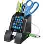 Victor Smart Charge USB Hub Pencil Cup - Docking - Smartphone, Tablet PC, Digital Text Reader - Charging Capability - Synchronizing Capability - 4 x USB Product Image 