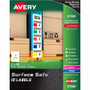 Avery Surface Safe ID Label - 2" Width x 10" Length - Removable Adhesive - Rectangle - Laser, Inkjet - White Product Image 