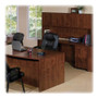 Lorell Left Corner Credenza, 66"x36"x24"x29-1/2", Cherry (LLR69911) View Product Image