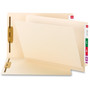 Smead TUFF Laminated Fastener Folders with Reinforced Tab, 0.75" Expansion, 2 Fasteners, Letter Size, Manila Exterior, 50/Box View Product Image
