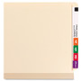 Smead TUFF Laminated Fastener Folders with Reinforced Tab, 0.75" Expansion, 2 Fasteners, Letter Size, Manila Exterior, 50/Box View Product Image
