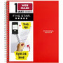Five Star Wirebound 1-subject Notebook - Ring x 8" Width x 10.5" Length - Bend Resistant, Crack Resistant Product Image 