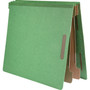 Nature Saver Classification Folders, End Tab, Ltr, 2-Div, 10/BX, Green (NATSP17373) View Product Image