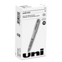 uniball IMPACT Gel Pen, Stick, Medium 1 mm, Silver Metallic Ink, Silver Barrel View Product Image