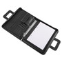 Universal Zip-Around Padfolio, Vinyl, 14 1/2 x 2 1/2 x 11 1/2, Black (UNV25650) View Product Image