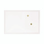U Brands Magnetic Dry Erase Board with Decor Frame, 30" x 20", White Surface, White Wood Frame View Product Image