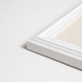 U Brands Linen Bulletin Board with Decor Frame, 30" x 20", Tan Surface, White Wood Frame View Product Image