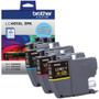 Brother LC401XL3PKS Original High Yield Inkjet Ink Cartridge - CMY - 3 / Pack Product Image 