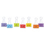 Universal Emoji Themed Binder Clips with Storage Tub, Medium, Assorted Colors, 42/Pack (UNV31031) View Product Image