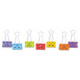 Universal Emoji Themed Binder Clips with Storage Tub, Medium, Assorted Colors, 42/Pack View Product Image
