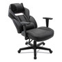 Alera Racing Style Ergonomic Gaming Chair, Supports 275 lb, 15.91" to 19.8" Seat Height, Black/Gray Trim Seat/Back, Black/Gray Base (ALEGM4146) View Product Image