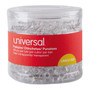 Universal Clear Push Pins, Plastic, Clear, 0.38", 400/Pack (UNV31306) View Product Image