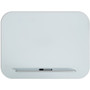 U Brands Magnetic White Glass Dry-Erase Board, 47" X 35" (UBR4849U0001) View Product Image