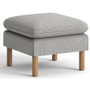 HON Parkwyn Ottoman - Material: Fabric - Finish: Gray Product Image 
