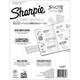 Sharpie S-Note Creative Markers, Assorted Ink Colors, Bullet/Chisel Tip, White Barrel, 8/Pack View Product Image