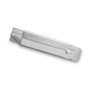 COSCO Jiffi-Cutter Compact Utility Knife with Retractable Blade, 3" Metal Handle, Chrome, 12/Box (COS091460) View Product Image