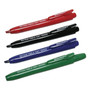 AbilityOne 7520015195769, SKILCRAFT Retractable Chisel Tip Dry Erase Marker, Broad Chisel Tip, Assorted Colors, 4/Set View Product Image