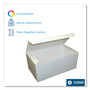 Dixie Tuck-Top One-Piece Paperboard Take-Out Box, 9 x 5 x 4.5, White, Paper, 250/Carton (DXE370PLN) View Product Image