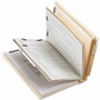 Business Source Letter Recycled Classification Folder - 8 1/2" x 11" - 2" Fastener Capacity - End Tab Location - 2 Divider(s) - 18 pt. Product Image 