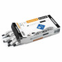 Zebra Sarasa Dry X1+ Gel Pen, Retractable, Medium 0.7 mm, Black Ink, White/Black Barrel, 12/Pack View Product Image