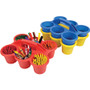 Deflecto Antimicrobial Kids 6 Cup Caddy (DEF39509YEL) View Product Image