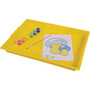 Deflecto Antimicrobial Finger Paint Tray (DEF39507YEL) View Product Image