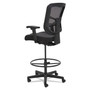 Alera Elusion Series Mesh Stool, Supports Up to 275 lb, 22.6" to 31.6" Seat Height, Black (ALEEL4614) View Product Image