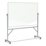 Ghent Reversible Magnetic Porcelain Whiteboard w/Satin Aluminum Frame, 101.25 x 78.25, White Surface, Ships in 7-10 Business Days (GHEARM1M148) View Product Image