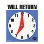 COSCO Will Return Later Sign, 5 x 6, Blue View Product Image
